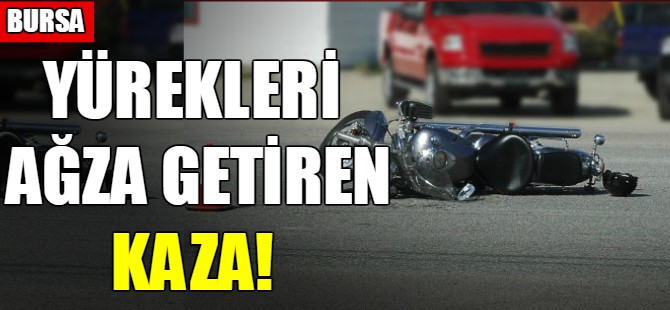 Yürekleri ağza getiren kaza!
