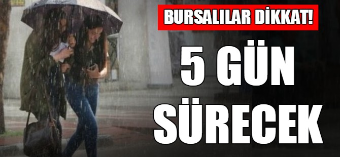 Bursalılar dikkat!