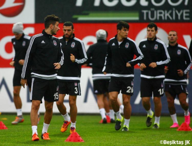 Beşiktaş Sporting Lizbon maçı hazırlıklılarını tamamladı