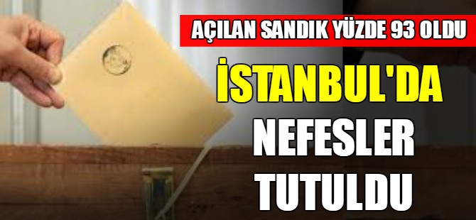 İstanbul'da nefesler tutuldu