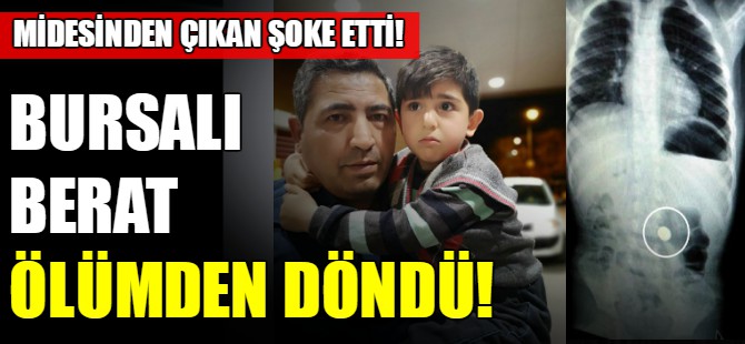 Minik çocuk ölümden döndü!