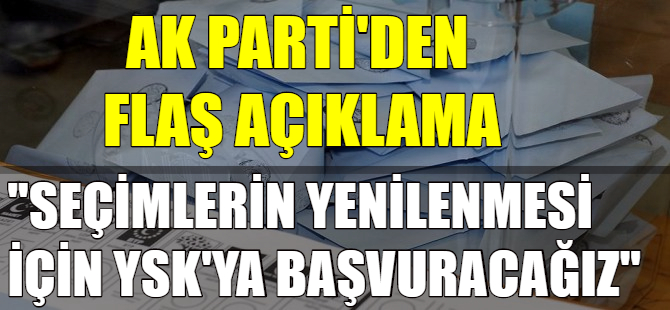 AK Parti'den flaş açıklama