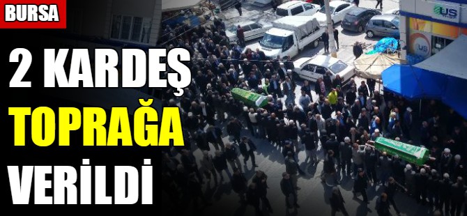 İki kardeşe hüzünlü veda