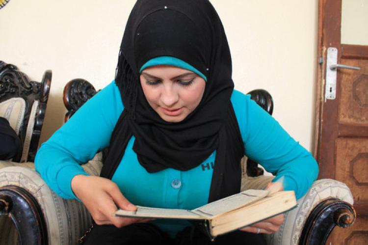 Suriyeli mülteci kadınlar, şehitler için Kur'an okudu