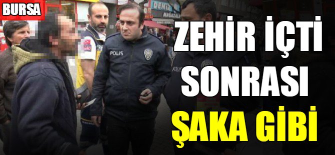 Bursa'da şaka gibi olay!