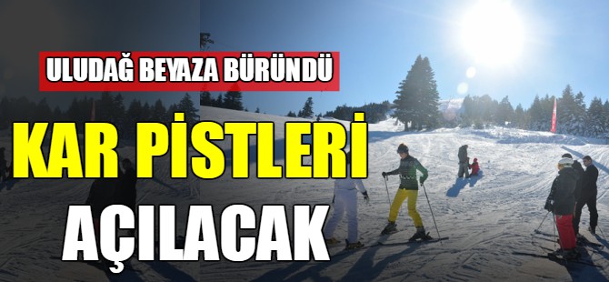 Uludağ beyaza büründü