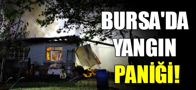 Bursa'da yangın paniği!