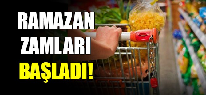 Ramazan zamları başladı!