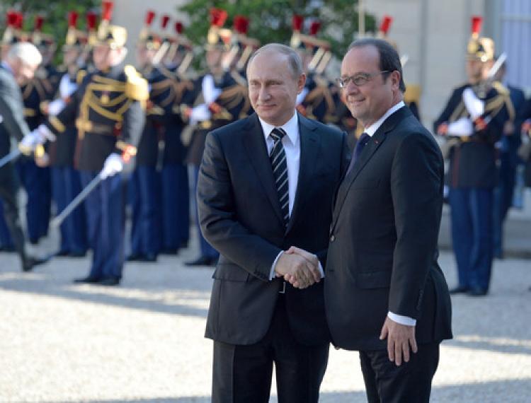 Putin, Elysee Sarayı’nda