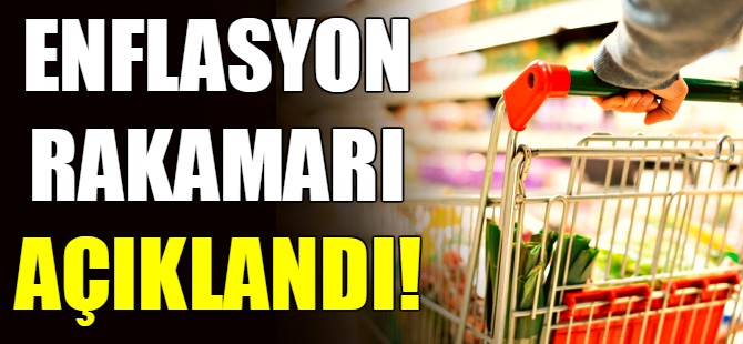 Enflasyon rakamları açıklandı