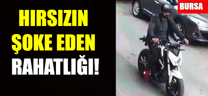 Bursa'da motosiklet hırsızlığı