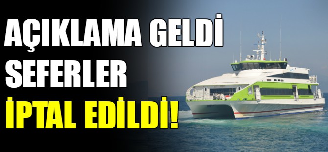 BUDO bazı seferleri iptal etti