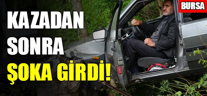 Kazadan sonra şoka girdi