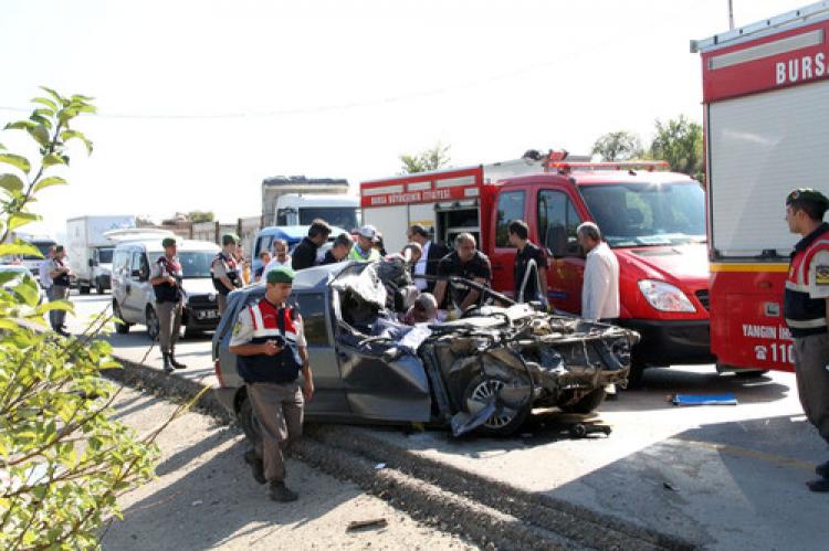 Bursalı çift feci şekilde can verdi