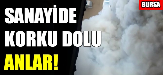 Bursa'da sanayide yangın