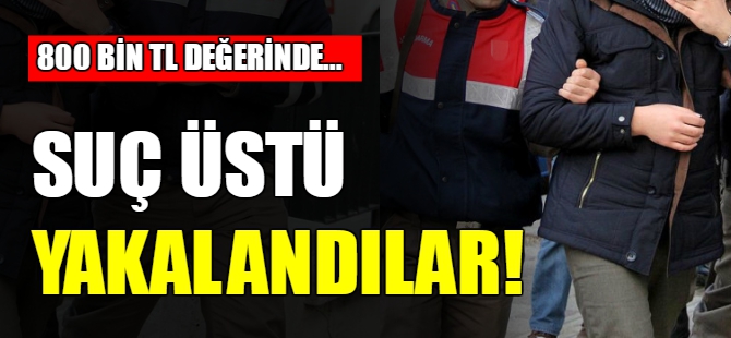 Tarihi eser kaçakçıları suç üstü yakalandı