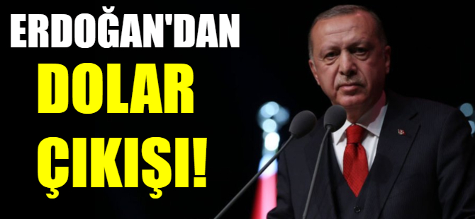 Cumhurbaşkanı Erdoğan'dan dolar çıkışı