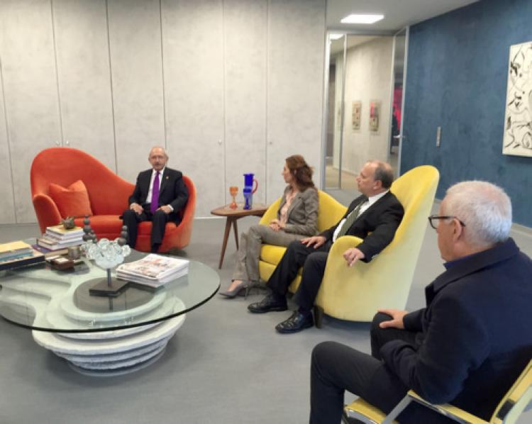 Kılıçdaroğlu’ndan Hürriyet'e geçmiş olsun ziyareti
