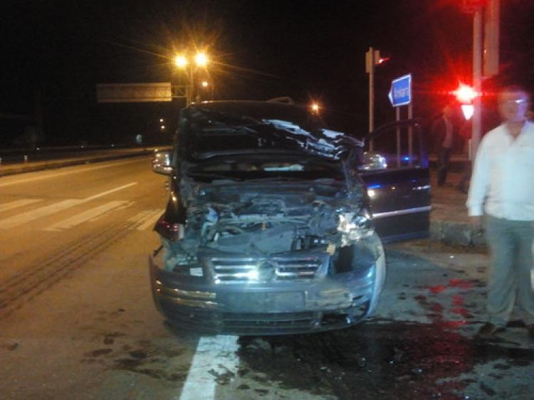 Akyazı'da trafik kazası: 1 yaralı