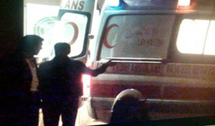 Şantiyeye bırakılan bomba patladı