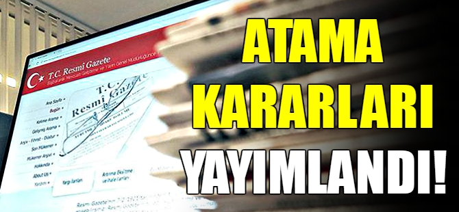 Bakan yardımcısı görevden alındı