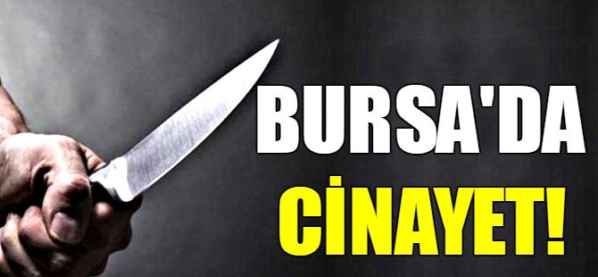 Bursa'da cinayet!