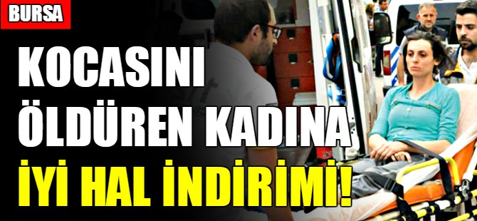 Bursa'da kocasını öldürdü