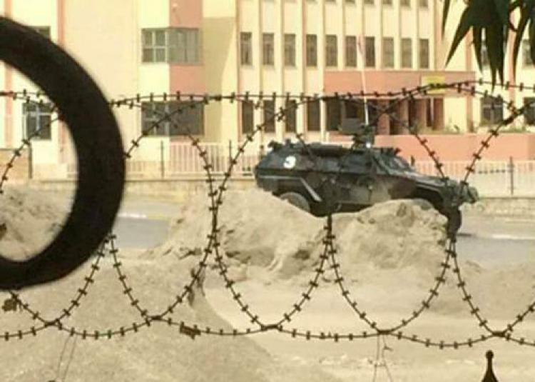 Nusaybin'de mehter marşı eşliğinde devriye