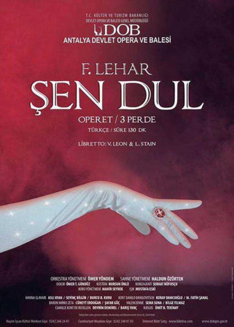 Antalya Devlet Opera ve Balesi, sezonu Şen Dul operetiyle açacak