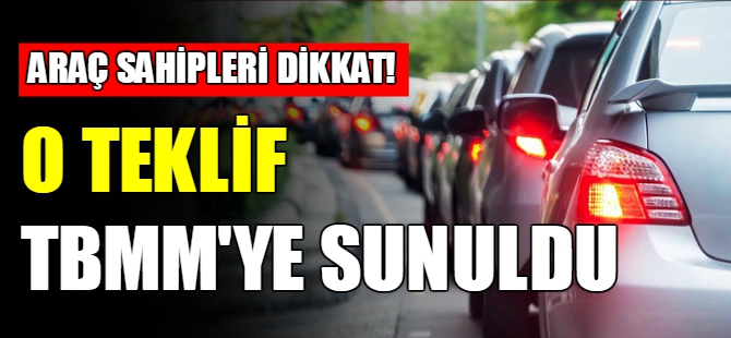 Af teklifi TBMM’ye sunuldu