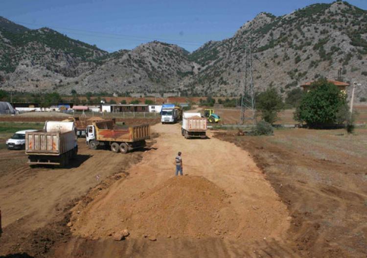 Kovanlık mahallesinin yolları yapıldı