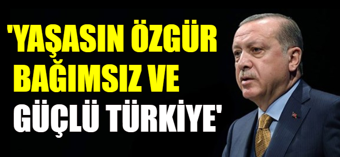 Erdoğan'dan 19 Mayıs mesajı