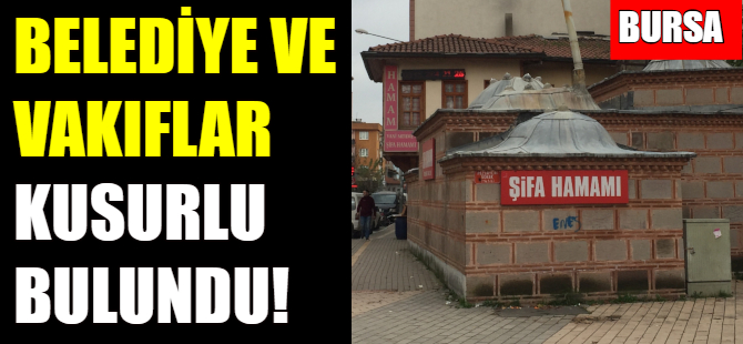 Bursa'da hamamda facia