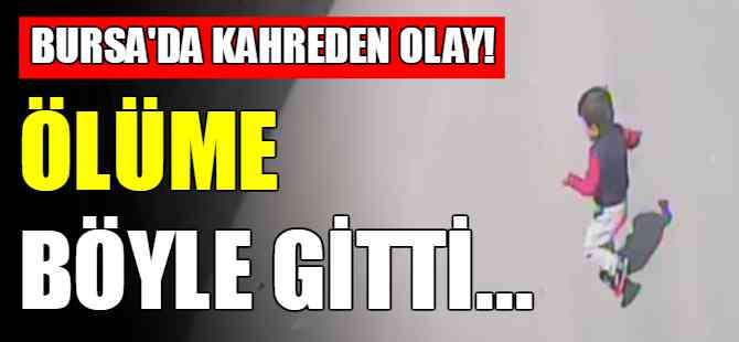 Bursa'da kahreden kaza!
