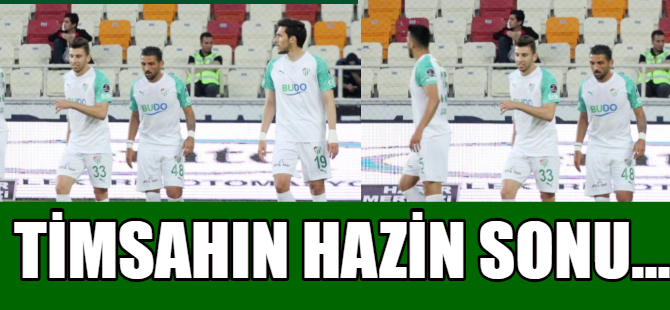 Bursaspor Süper Lig'e veda etti!