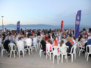 Mudanya’da denize nazır iftar