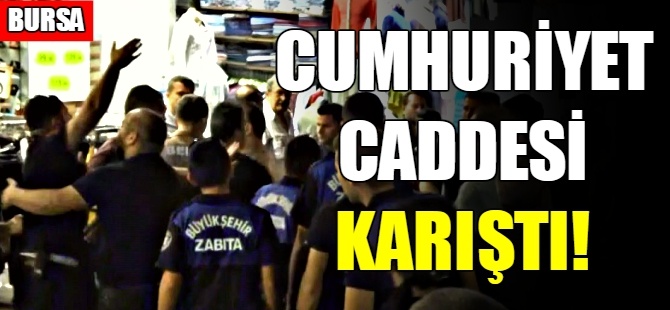 Bursa'da seyyar satıcılara geçit yok!