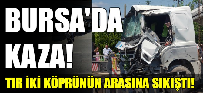 Bursa'da trafik kazası!