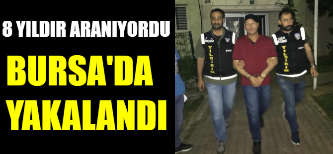 Cinayet zanlısı Bursa'da yakalandı