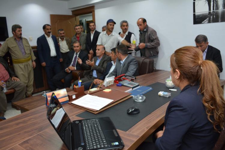 Hakkari Belediye Eş Başkanları'ndan temizlik şirketine ziyaret