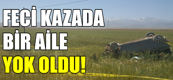 Feci kazada 3 kişi öldü!