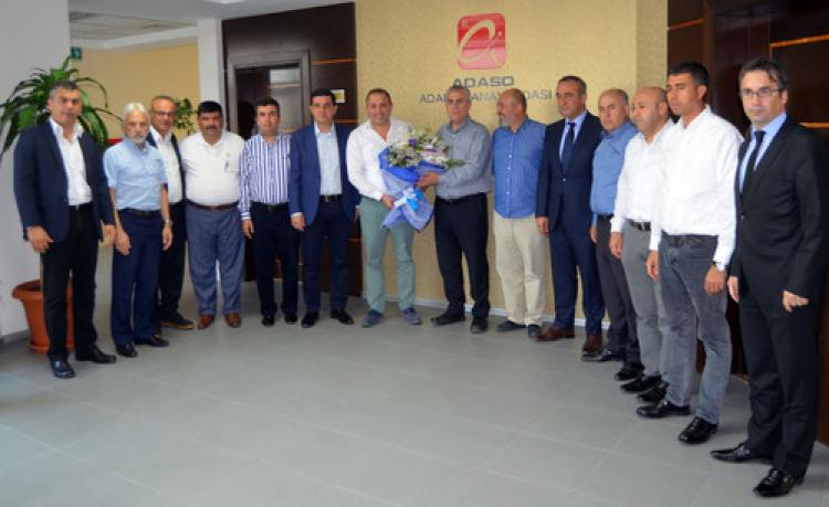Demirspor yönetimi Adana Sanayi Odası’nı ziyaret etti