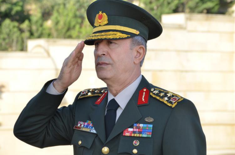 Genelkurmay Başkanı Akar Azerbaycan Meclis Başkanı tarafından kabul edildi