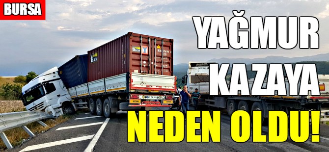 Bursa yolunda kaza!