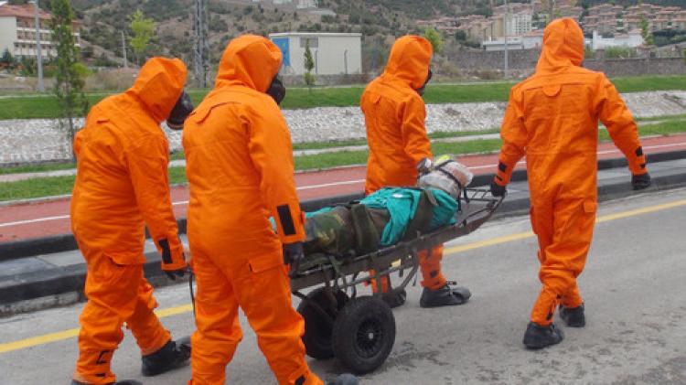 AFAD ekiplerinin Ankara'daki ortak deprem tatbikatı nefesleri kesti