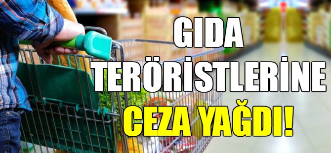 Gıda teröristlerine ceza yağdı
