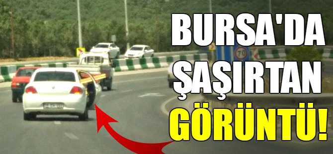 Bursa'da şaşırtan görüntü!