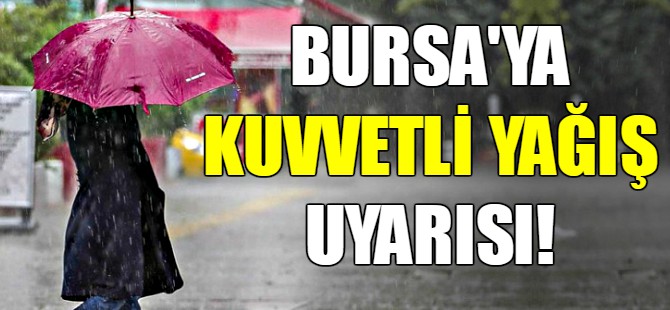 Bursa'da hava durumu!