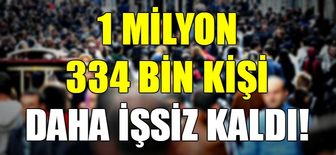 İşsizlik rakamları açıklandı