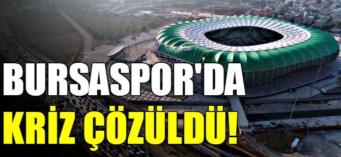 Bursaspor'da elektrik krizi çözüldü